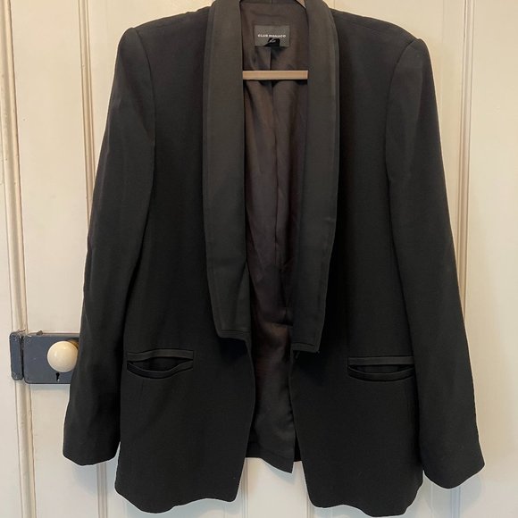 Club Monaco Woman's Tuxedo Black Blazer | Size 12 - Picture 3 of 7